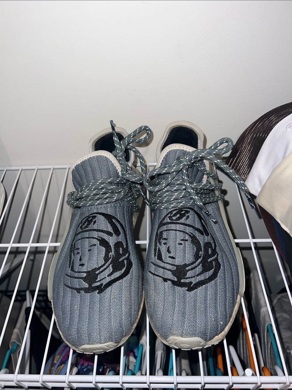 Billionaire Boys Club Grey Knit Astro Graphic Sneakers